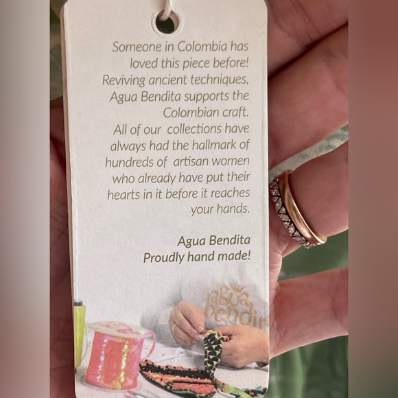 Agua Bendita Vestido Isadora Boho Chic Ruffled Bird Print Dress NWT $220 - Picture 8 of 13